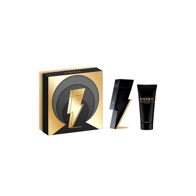 Carolina Herrera Bad Boy zestaw woda toaletowa spray 100ml + żel pod prysznic 100ml