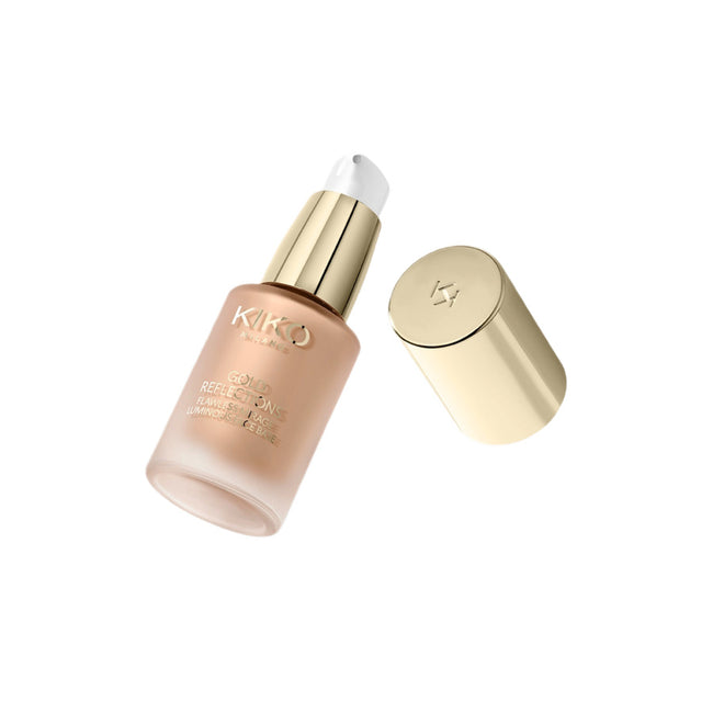 KIKO Milano Gold Reflections Flawless Mirage Luminous Face Base nawilżająco-rozświetlająca baza pod makijaż
