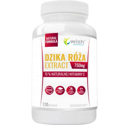 WISH Pharmaceutical Dzika Róża Extract 750mg suplement diety 120 kapsułek