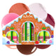 NYX Professional MakeUp Holiday Fat Gingerbread House Kit zestaw błyszczyków i balsamów do ust
