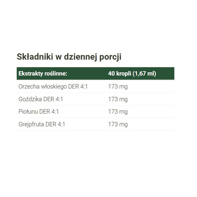 Aura Herbals Kompleks orzecha suplement diety w kroplach 50ml