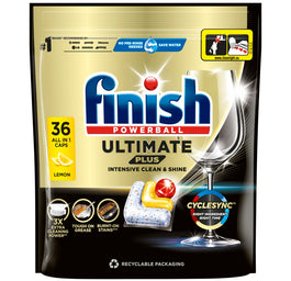Finish Ultimate Plus Lemon kapsułki do mycia naczyń w zmywarce 36szt