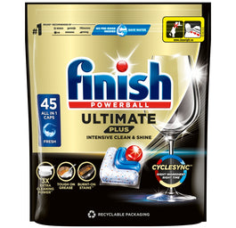 Finish Ultimate Plus Fresh kapsułki do mycia naczyń w zmywarce 45szt