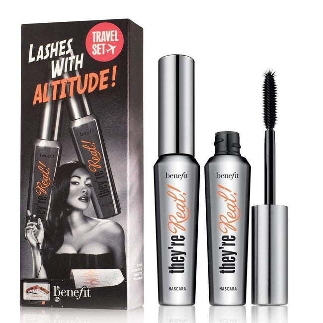Benefit Lashes With Altitude Travel Set zestaw wydłużający tusz do rzęs