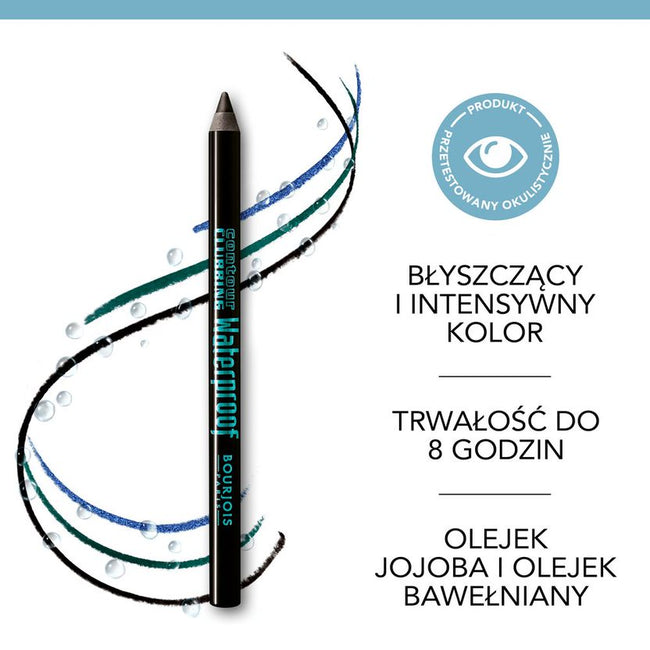 Bourjois Contour Clubbing Waterproof wodoodporna kredka do oczu