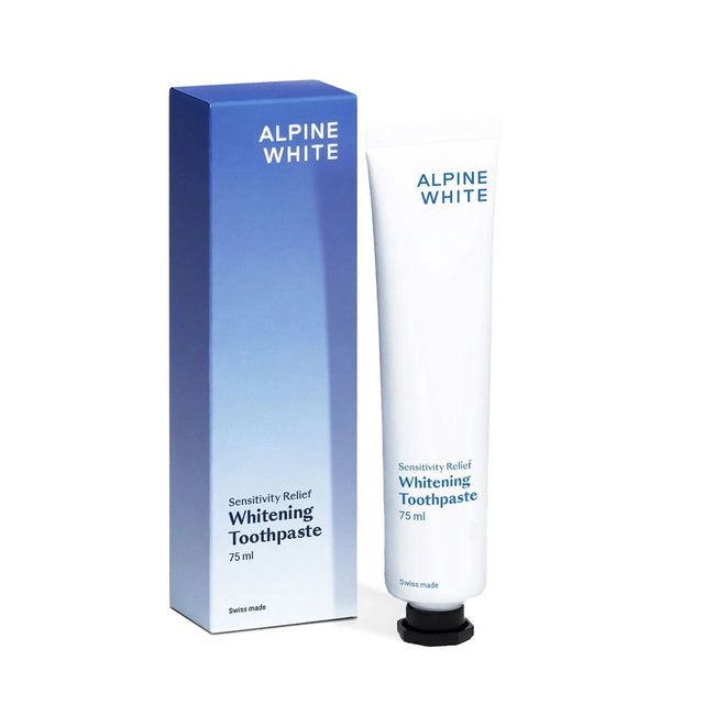 Alpine White Whitening Toothpaste Sensitivity Relief wybielająca pasta do zębów łagodząca nadwrażliwość 75ml