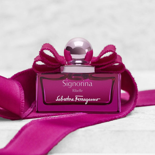 Salvatore Ferragamo Signorina Ribelle zestaw woda perfumowana spray 30ml + balsam do ciała 50ml