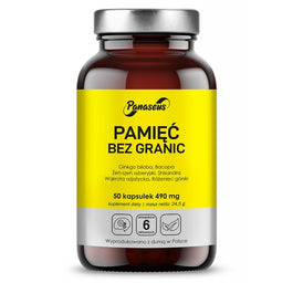 Panaseus Pamięć bez granic suplement diety 50 kapsułek