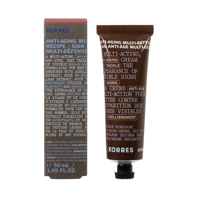 Korres Athenian Grooming krem przeciwstarzeniowy do twarzy i pod oczy 50ml
