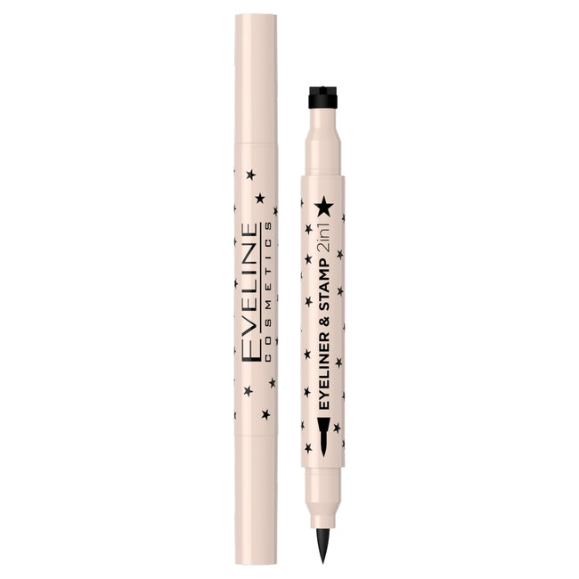 Eveline Cosmetics Eyeliner & Stamp 2in1 eyeliner ze stemplem