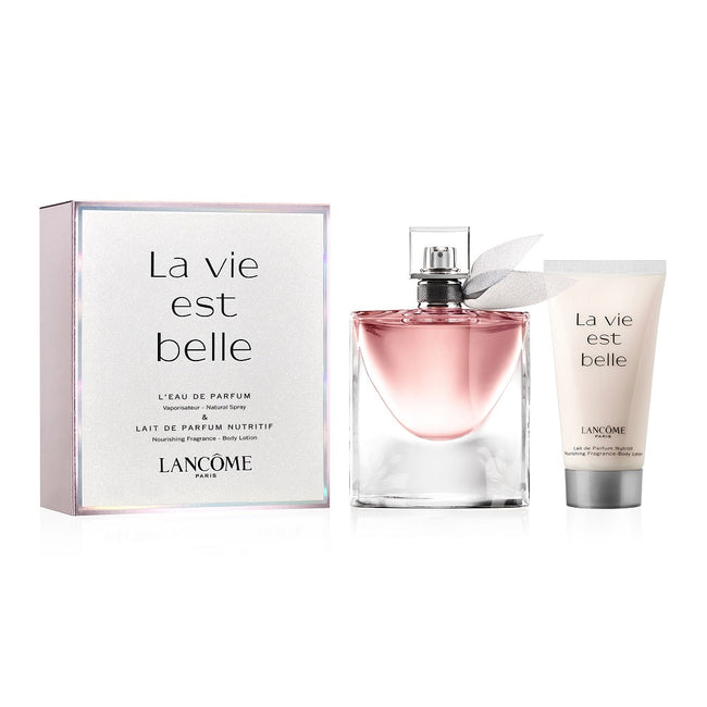 Lancome La Vie Est Belle zestaw woda perfumowana spray 50ml + perfumowany balsam do ciała 50ml