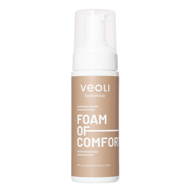 Veoli Botanica Foam Of Comfort nawilżająca pianka do mycia twarzy 150ml