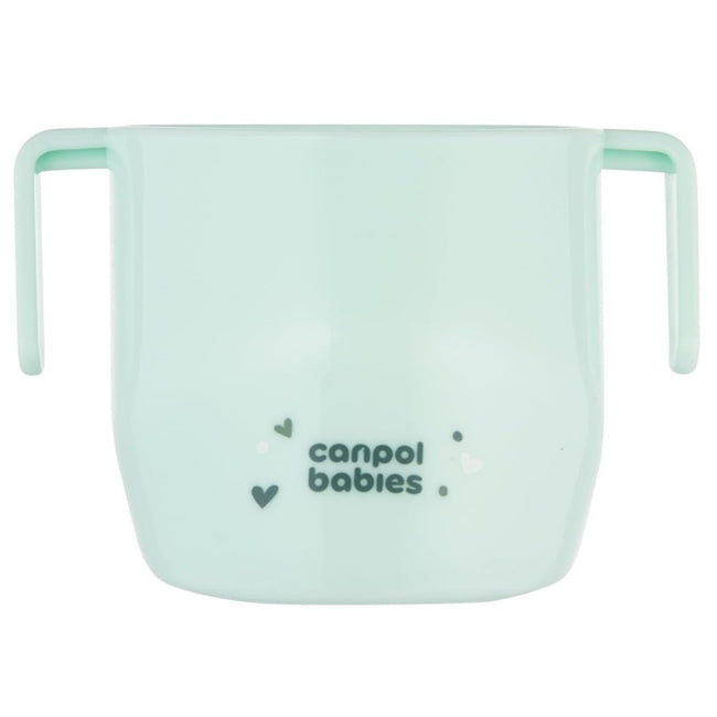 Canpol Babies Sprytny otwarty kubek dla dzieci do nauki picia Turkusowy