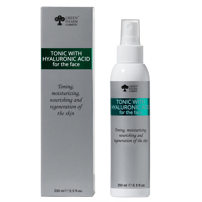 Green Pharm Cosmetic Tonik do twarzy z kwasem hialuronowym 250ml
