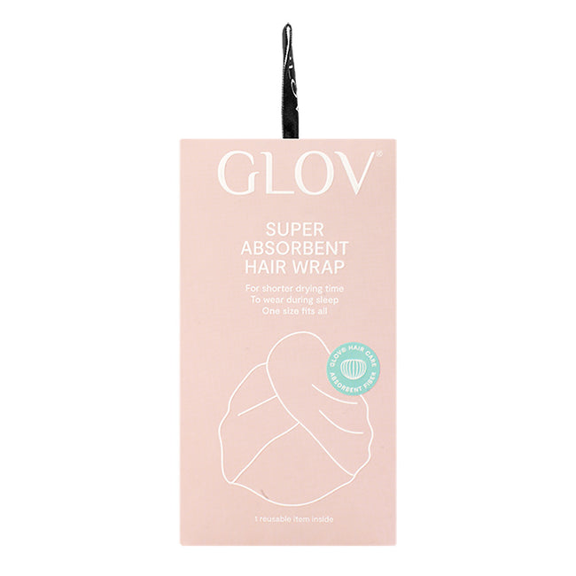 Glov Soft Hair Wrap ultralekki ręcznik do włosów Fluffy White