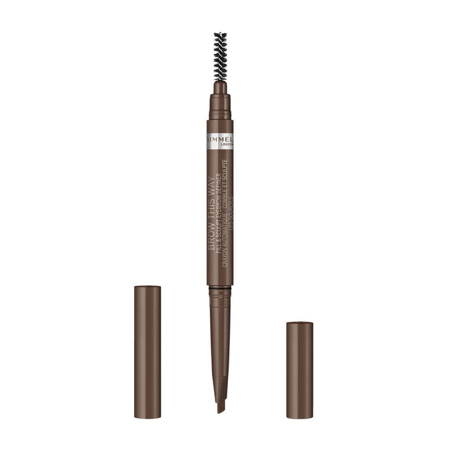 Rimmel Brow This Way Fill & Sculpt automatyczna kredka do brwi z wegańską formułą