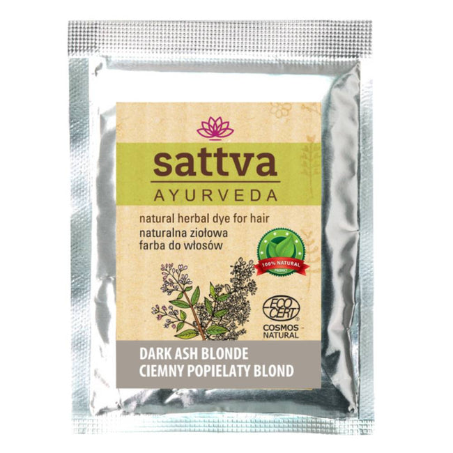 Sattva Natural Herbal Dye for Hair naturalna ziołowa farba do włosów 10g