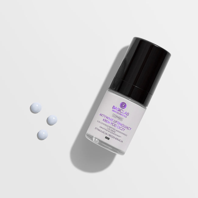 BasicLab Copperis aktywnie liftingujący krem pod oczy na noc 18ml