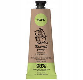 Yope Naturalny odżywczy krem do rąk Karmel & Pistacja 50ml