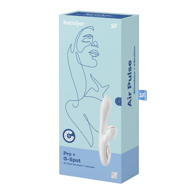 Satisfyer Pro + G-Spot Rabbit wodoodporny wibrator-stymulator łechtaczkowy Królik