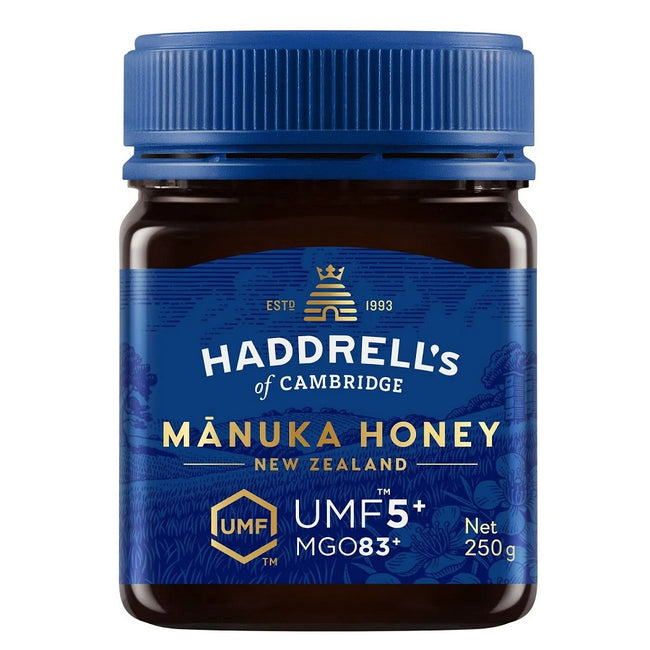 Haddrell's Manuka Honey miód manuka UMF5+ MGO83+ 250g