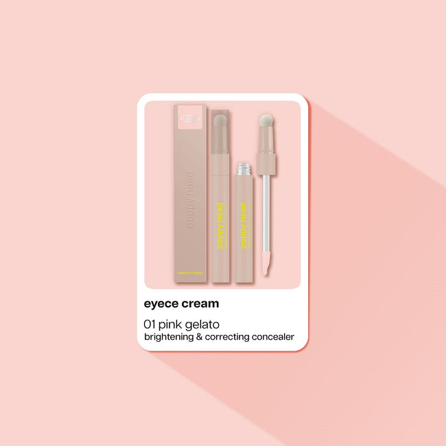 Poppy Head Eyece Cream rozświetlająco-korygujący korektor pod oczy