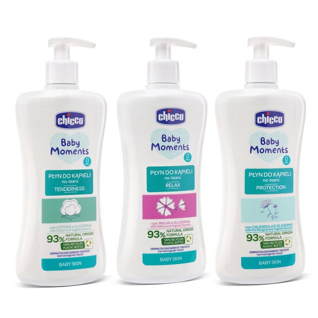 Chicco Baby Moments płyn do kąpieli 0m+ Tenderness 500ml