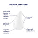 Satisfyer Dew Drop stymulator łechtaczki White