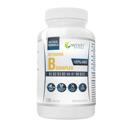 WISH Pharmaceutical Witamina B Complex 8 witamin z grupy B suplement diety 120 tabletek
