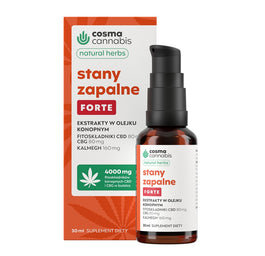 Cosma Cannabis Stany Zapalne Forte suplement diety 30ml