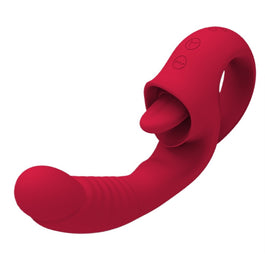 B-Series Magic Licking Vibrator wibrator z języczkiem Red