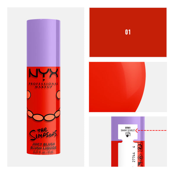 NYX Professional MakeUp Saucy Sisters Fat Cheeks róż do policzków w płynie
