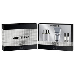 Mont Blanc Explorer Platinum zestaw woda perfumowana spray 100ml + żel pod prysznic 100ml + miniatura wody perfumowanej 2x7.5ml