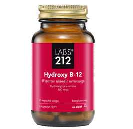 LABS212 Hydroxy B-12 suplement diety 60 kapsułek