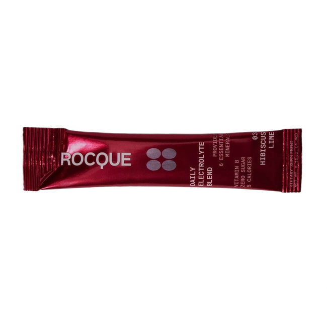 ROCQUE Hydrating Daily Electrolyte Blend nawadniająca mieszanka elektrolitów Hibiskus i Limonka 28x4g