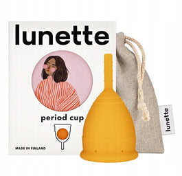 Lunette Period Cup kubeczek menstruacyjny Pomarańczowy rozmiar 1