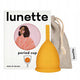 Lunette Period Cup kubeczek menstruacyjny Pomarańczowy rozmiar 1