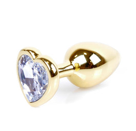 MyLove Butt Plug Collection Jewellery Heart metalowy korek analny Gold Heart