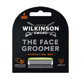 Wilkinson The Face Groomer wkład z 5 ostrzami i żelem nawilżającym 4szt
