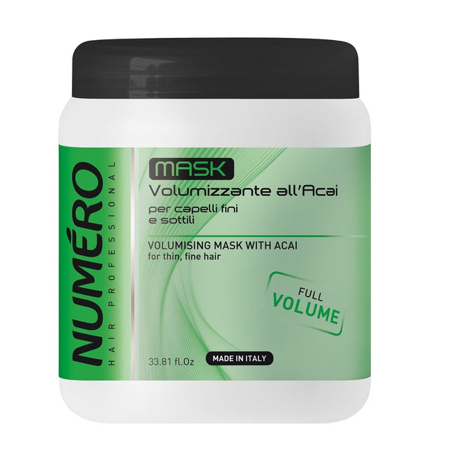 NUMERO Volumising Mask With Acai maska do włosów nadająca objętość z jagodami acai 1000ml