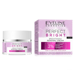Eveline Cosmetics Perfect Bright rozjaśniający krem odmładzający na noc 50ml