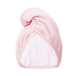 Glov Dwustronny turban do włosów z mikrofibry i wegańskiej satyny szybkie suszenie anti-frizz Satin Pink