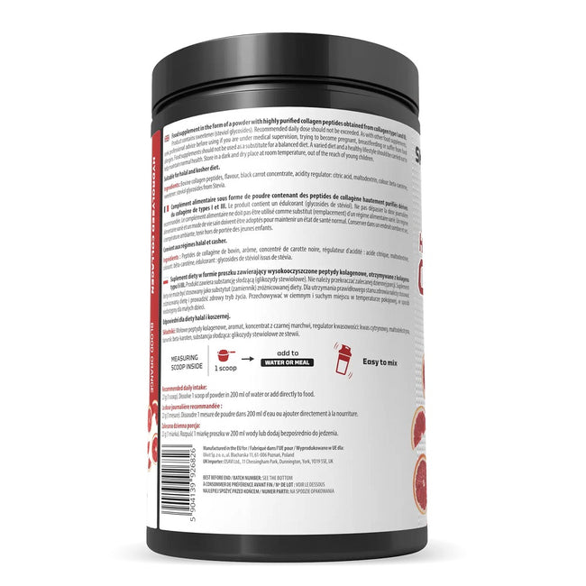 Skill Nutrition Hydrolysed Collagen Type I & III suplement diety w proszku Blood Orange 660g