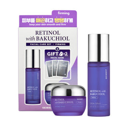 SKIN627 Retinol with Bakuchiol zestaw serum do twarzy 50ml + krem do twarzy 50g + maski w płachcie 3x22ml