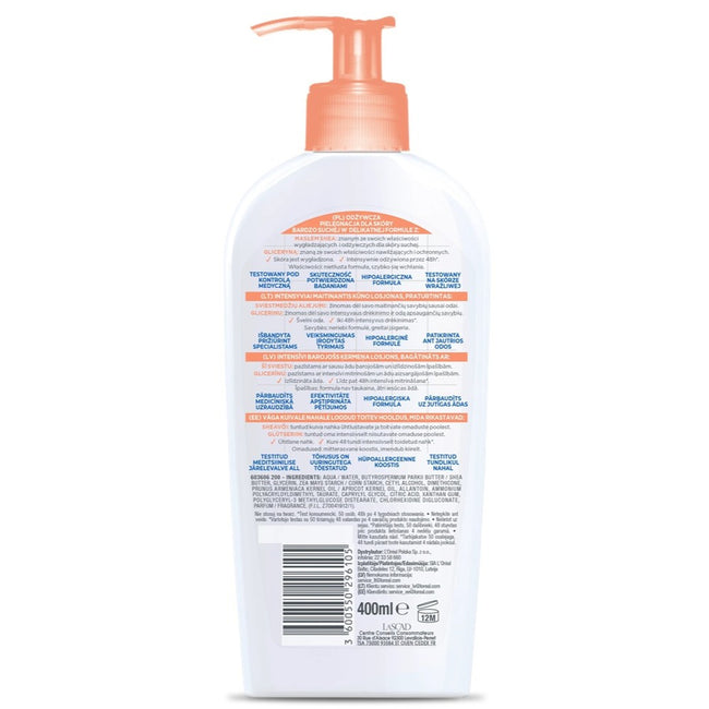 MIXA Shea Nourish odżywczy balsam do ciała 400ml