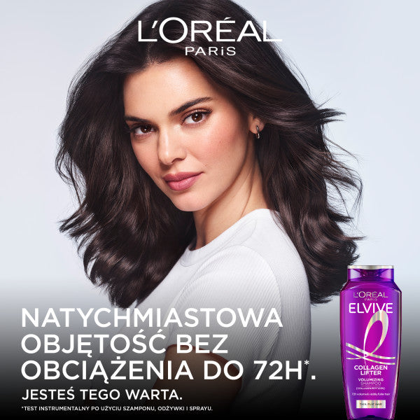L'Oreal Paris Elseve Collagen Lifter szampon zwiększający objętość do włosów cienkich i pozbawionych objętości 400ml