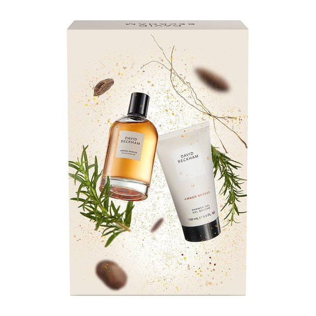 David Beckham Amber Breeze zestaw woda perfumowana spray 100ml + żel pod prysznic 150ml