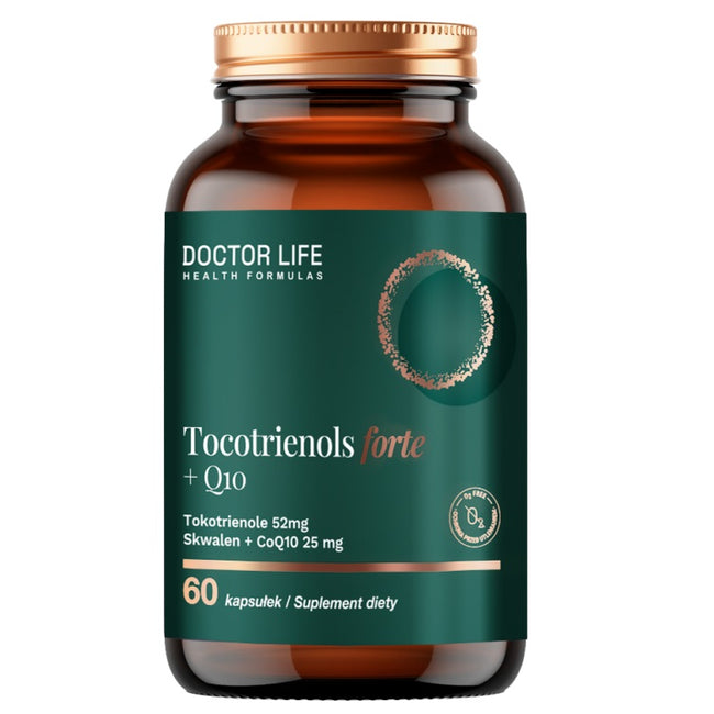 Doctor Life Tocotrienols Forte + Q10 suplement diety 60 kapsułek