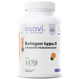 Osavi Kolagen typu II z kwasem hialuronowym suplement diety 60 kapsułek