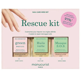 Manucurist Rescue Kit zestaw do pielęgnacji paznokci 3x15ml